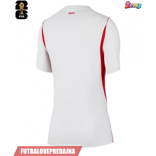 Lacne Ženy Futbalové dres Turecko MS 2026 Krátky Rukáv - Preč